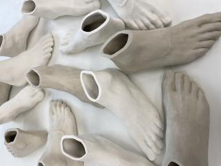 Work in progress: installatie SWAY van Heden Startprijswinnaar Lukas Vonk. 