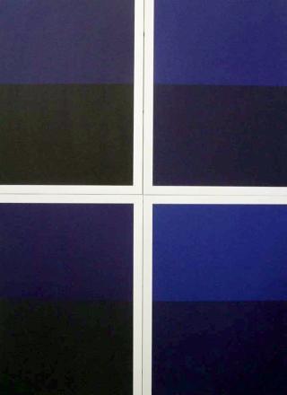 8 x blauw (vierluik)