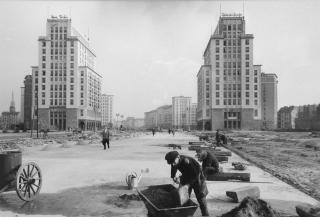 Berlijn Stalinallee, 1958