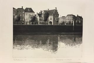 Weerspiegeling in de Hofvijver