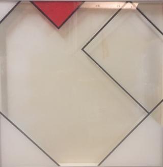 Parallel zwart wit rood A