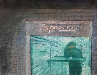 Espresso in de regen