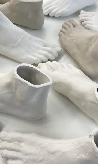 Work in progress: installatie SWAY van Heden Startprijswinnaar Lukas Vonk.